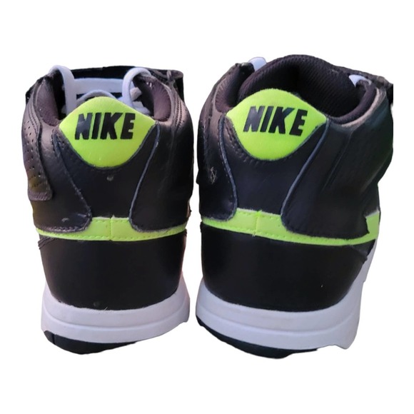 Nike 6.0 black and green SB Dunk Mogan mid Jr skate size 7Y - Picture 6 of 10